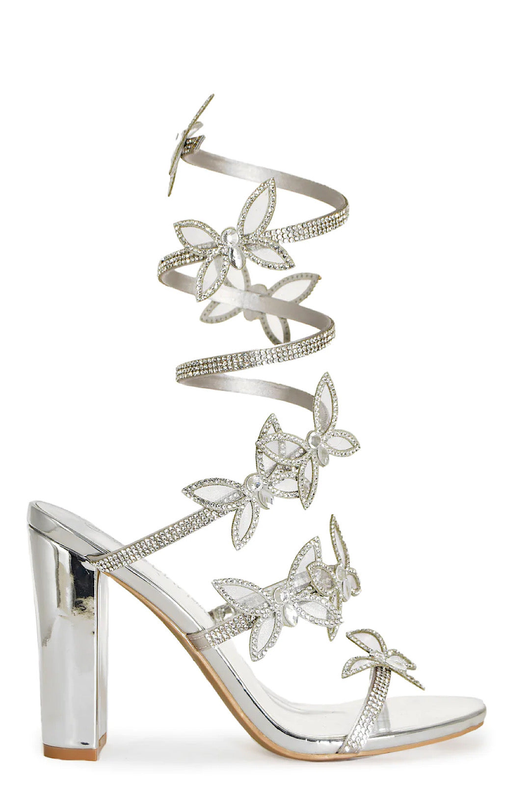 Butterfly Chunky Heel