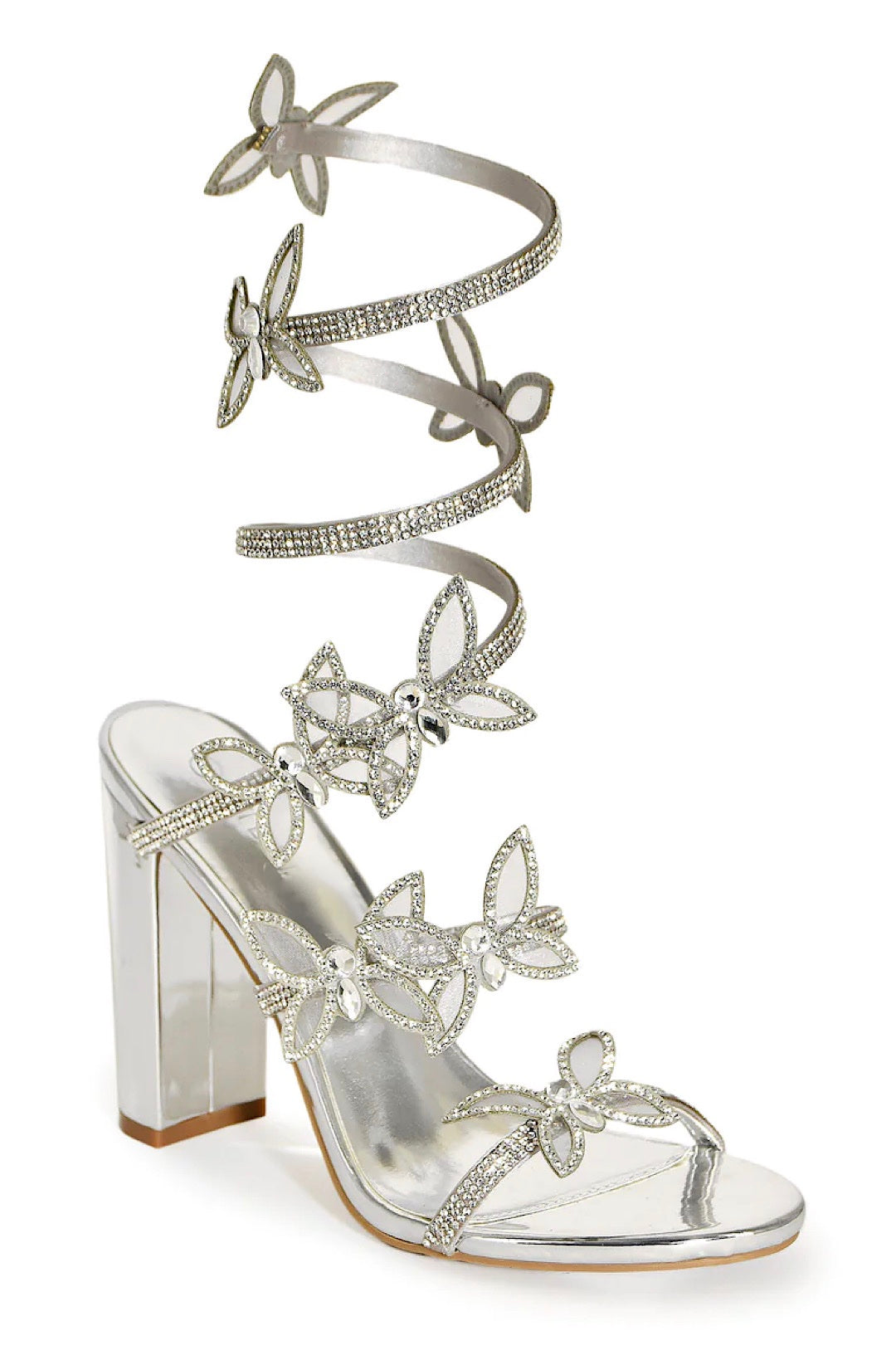 Butterfly Chunky Heel