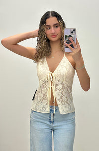 Lace Halter Top
