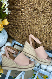 Stella Espadrille Platform Wedge - Mauve