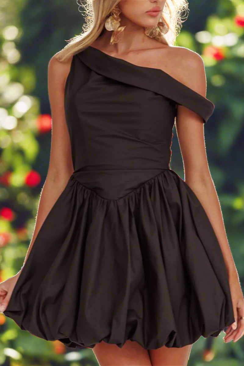 One Shoulder Mini Dress