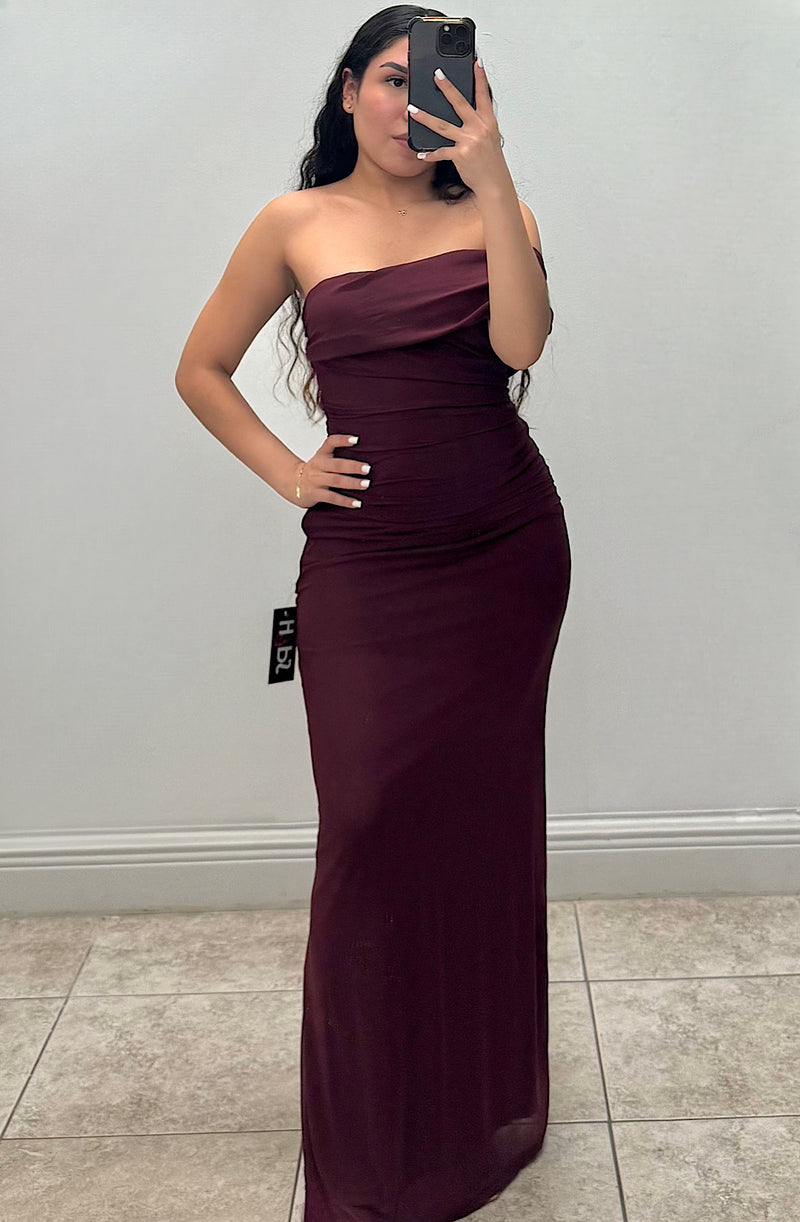 One Shoulder Maxi Dress
