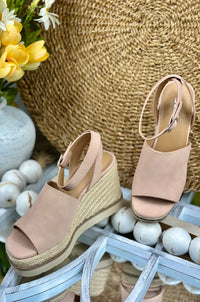 Stella Espadrille Platform Wedge - Mauve