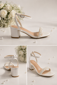 Pearl Strap Heels