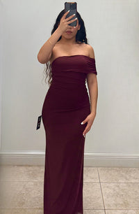 One Shoulder Maxi Dress