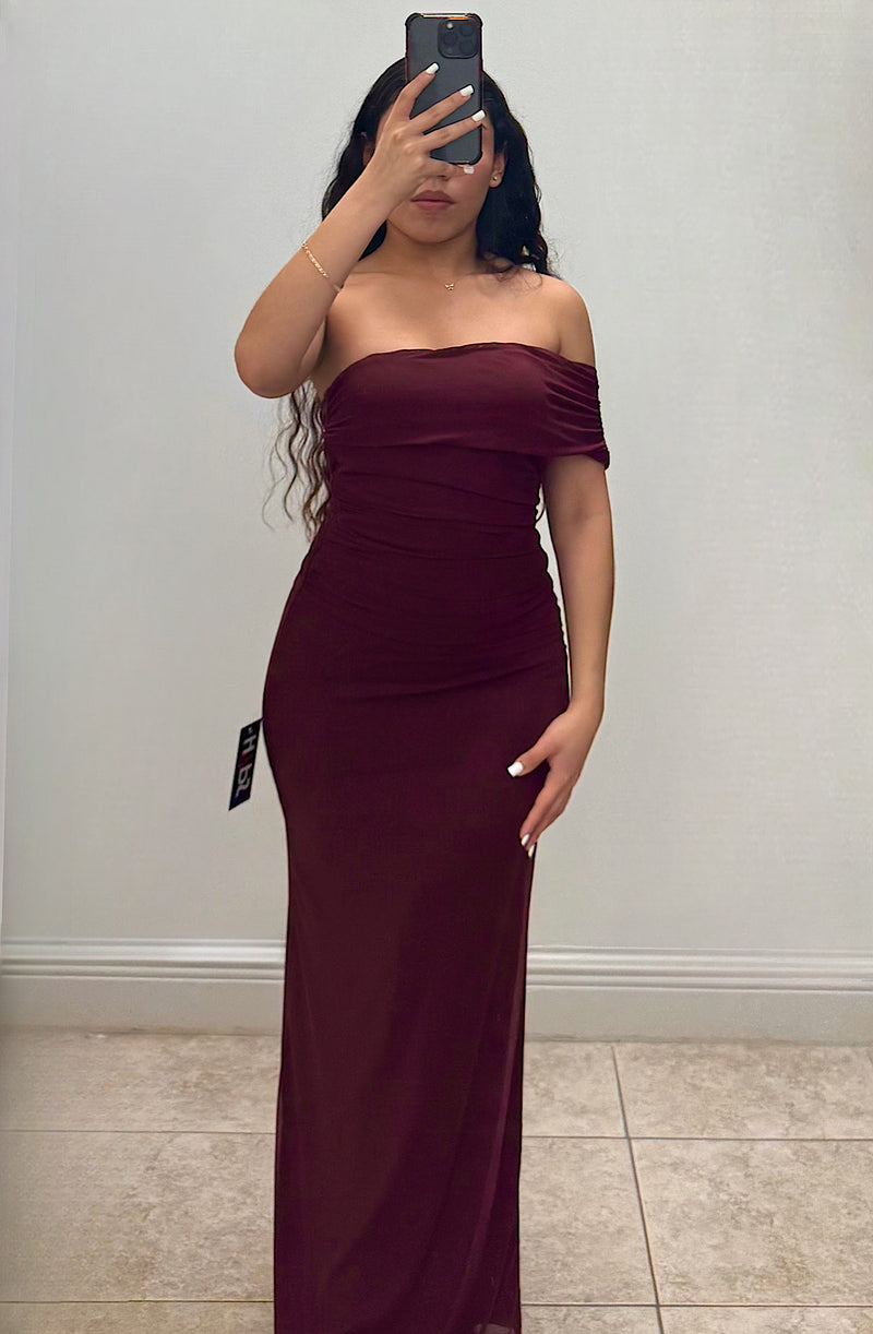 One Shoulder Maxi Dress