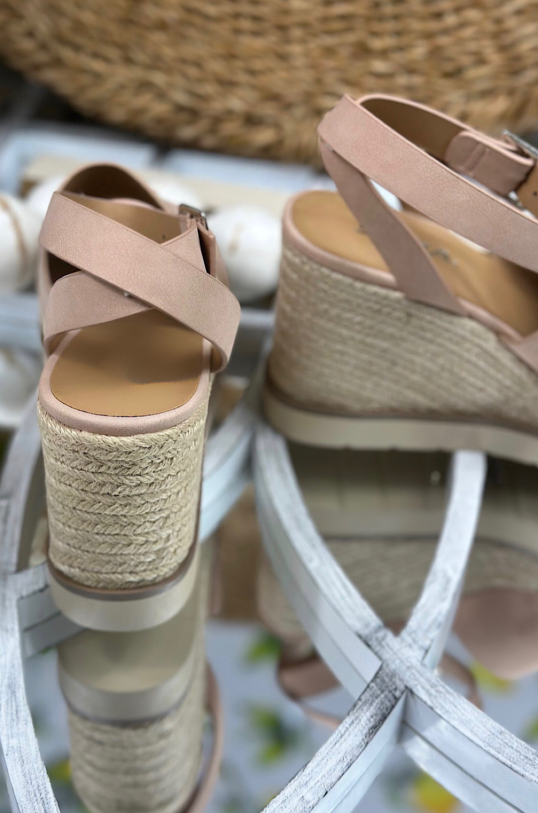 Stella Espadrille Platform Wedge - Mauve