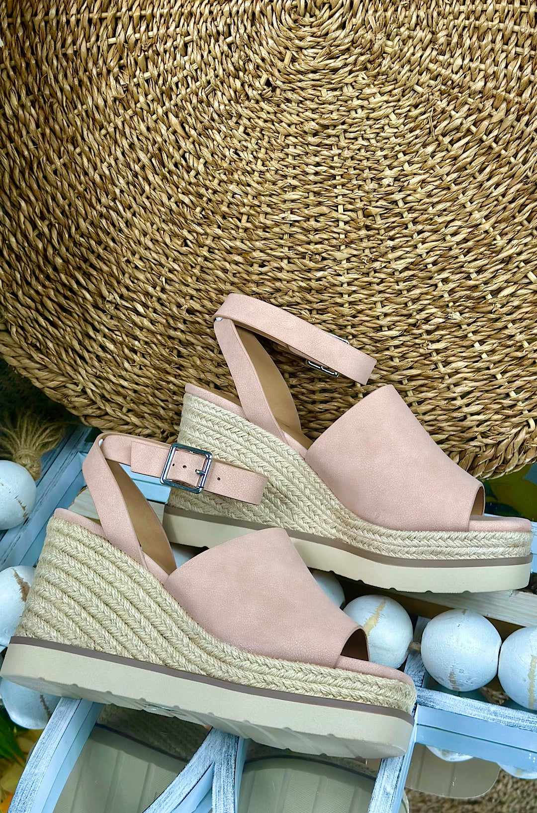Stella Espadrille Platform Wedge - Mauve