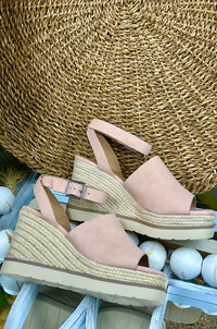 Stella Espadrille Platform Wedge - Mauve