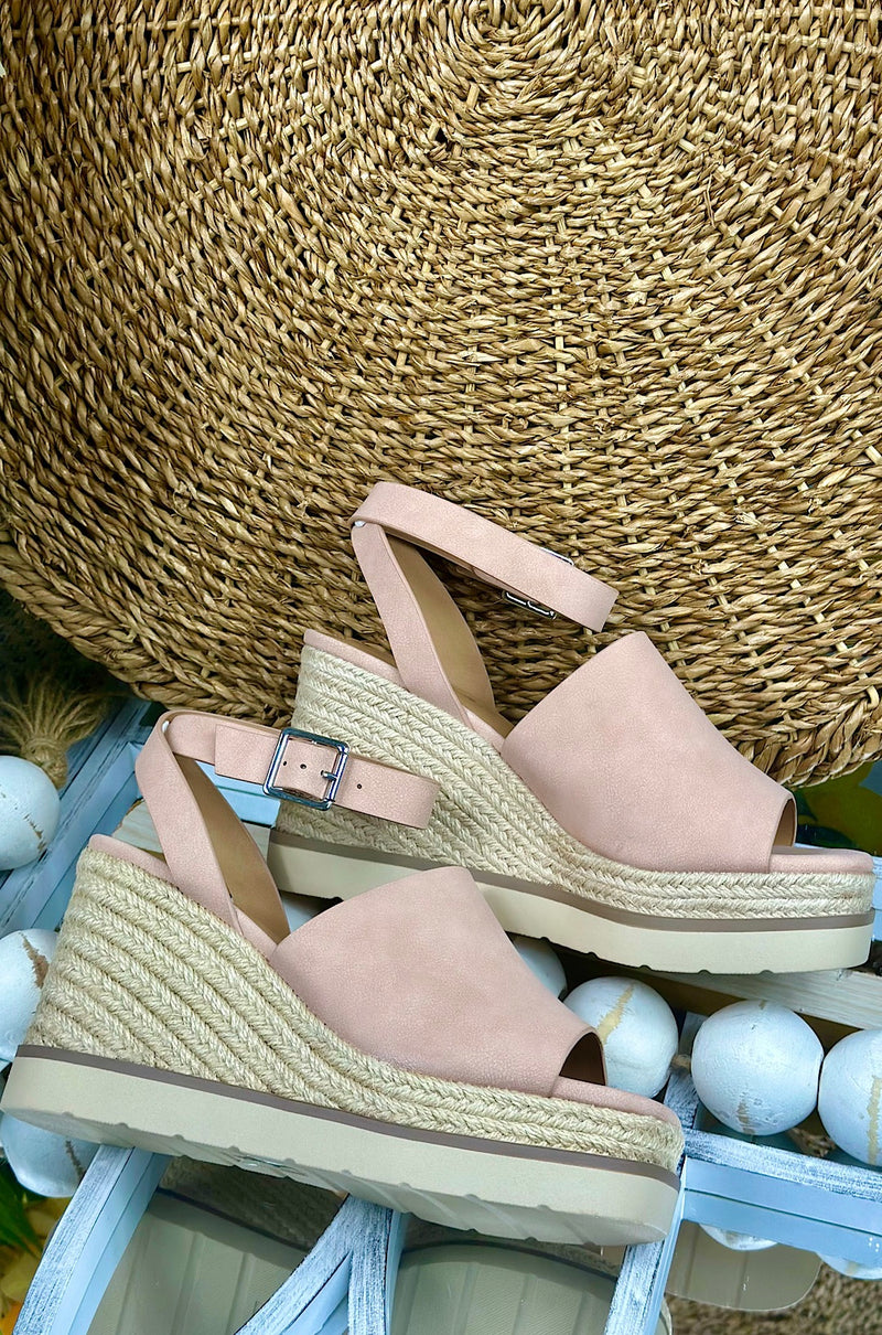 Stella Espadrille Platform Wedge - Mauve