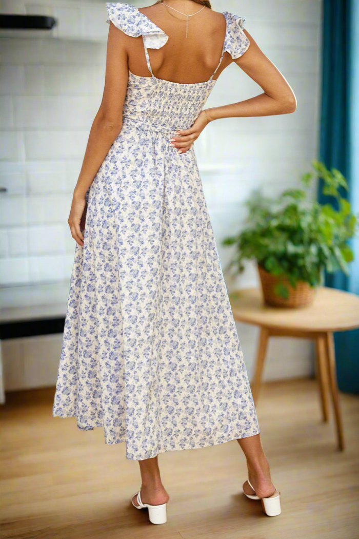 Ditsy Midi Dress