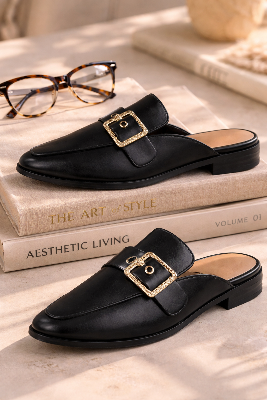 Soho Buckle Mules