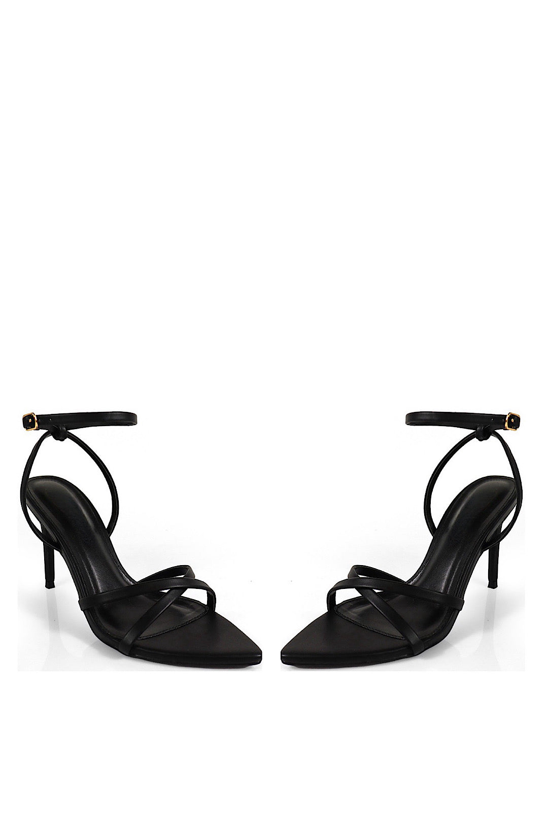Black Strappy Heels