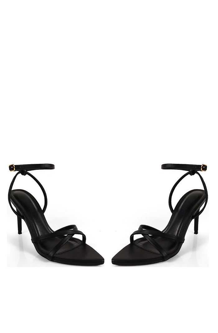 Black Strappy Heels