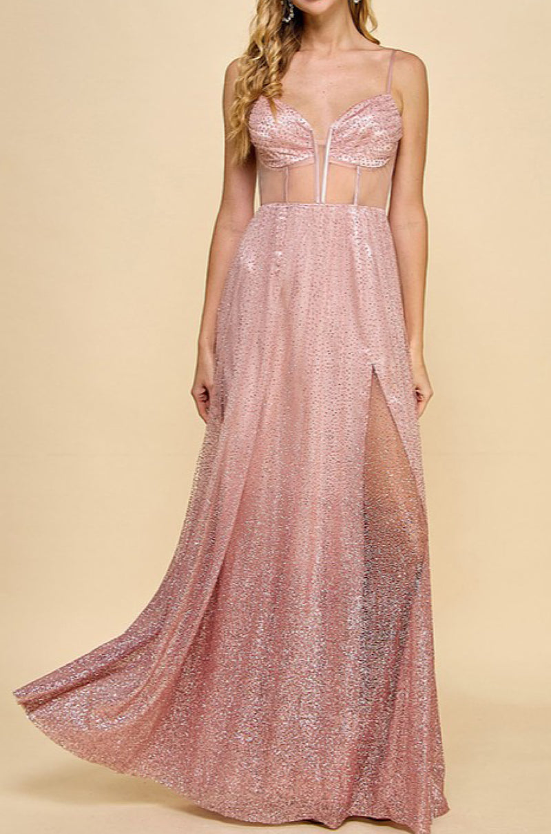 Ombre Glitter Dress MEDIUM / ROSE Ombre Glitter Dress MEDIUM / ROSE