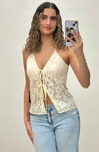 Lace Halter Top