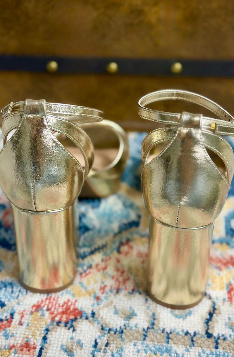 Ankle Strap Block Heel