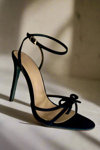 Black Bow Stiletto Heel