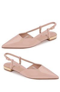 Nude Slingback Flats