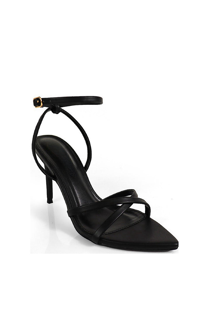 Black Strappy Heels