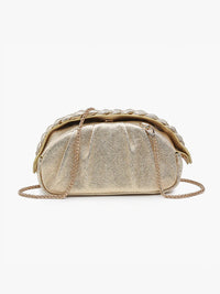 Gold  Madrigal Metallic Clutch