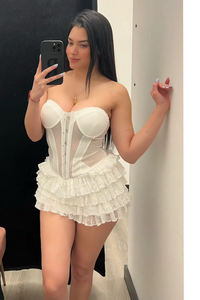 Mini Corset Dress with Built-In Shorts