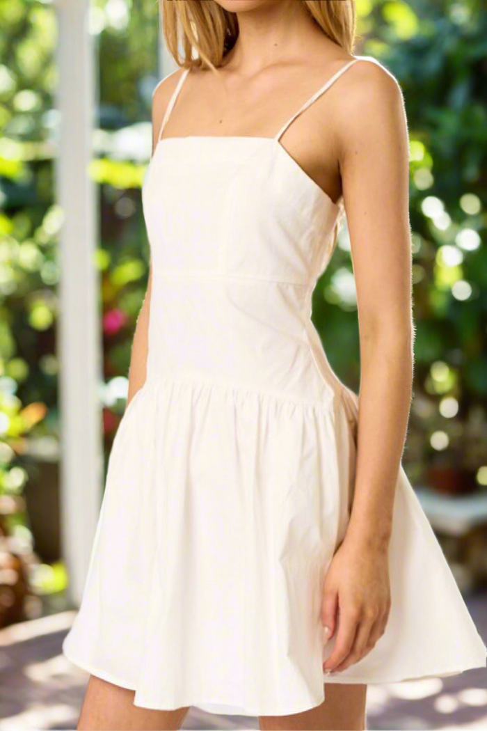 Poplin Mini Dress