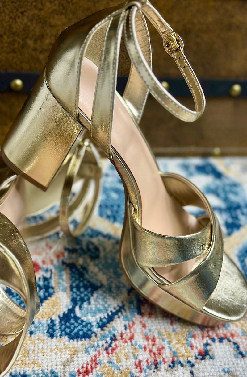 Ankle Strap Block Heel