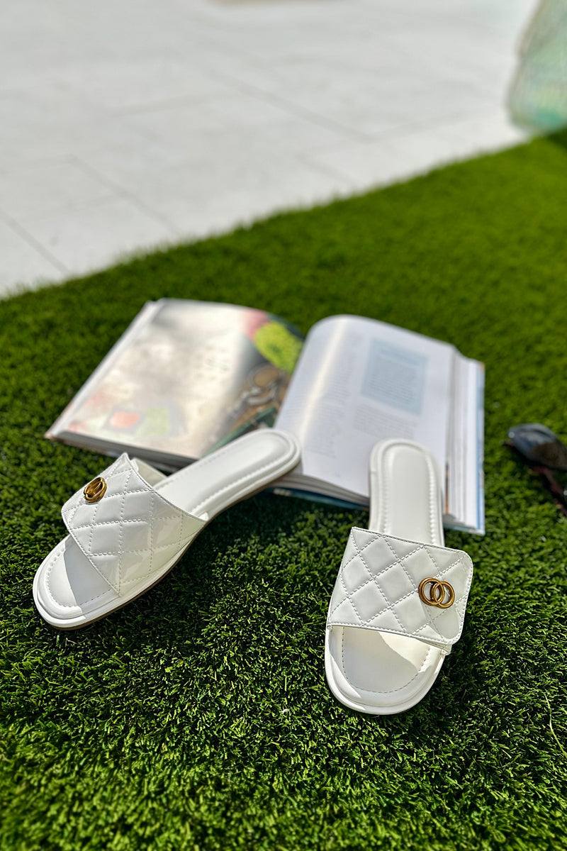 Carie Quilted Sandals