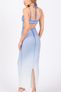 Ombre Glow Maxi Dress