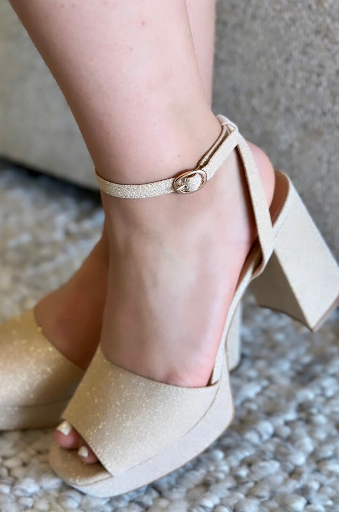 Gigi Glitter Glow Heels