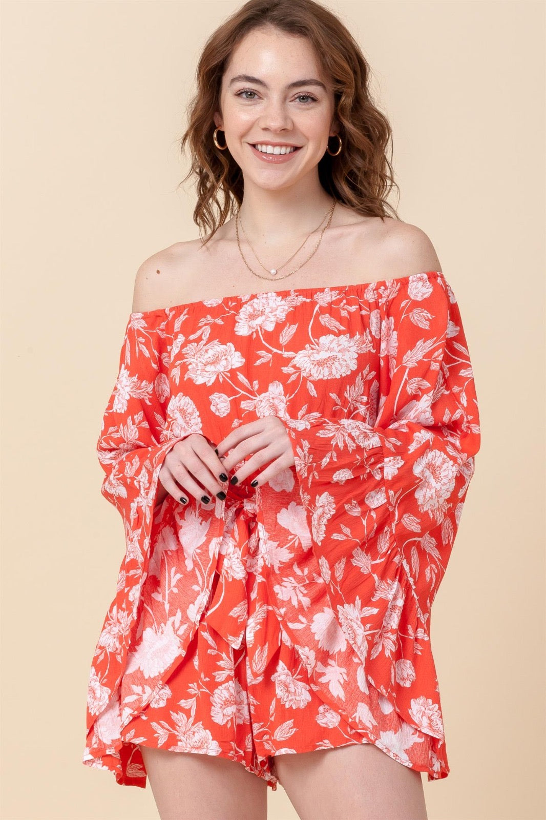Off The Shoulder Romper