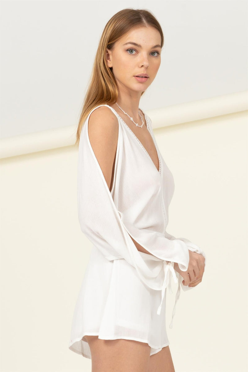 Cold Shoulder Romper